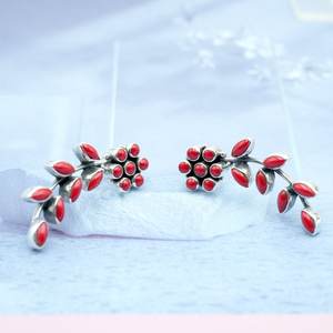 Boucles d'oreilles en cristal fin en argent sterling 925 avec cadeau d'anniversaire parfait pour les filles et les femmes - Product Image 3