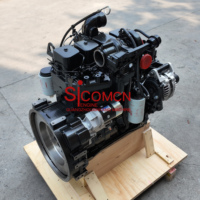 Nouveau moteur Sicomcn 4bt 3.9L, ensemble complet de moteur diesel, démarrage électrique, refroidissement par eau, 80-180 CV, 4 cylindres, machines