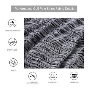 Camisa de golf Dry Fit de calidad superior para hombre de manga corta para cuello de polo 100% poliéster 240 GSM alto o con patrón de letras - Product Image 4
