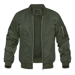 Chaqueta Bomber de Invierno para Hombre, Nueva Llegada, 100% Poliéster, Material de Lona, Impresión de Logotipo Personalizado, Ropa Casual, Diseño Único - Product Image 1