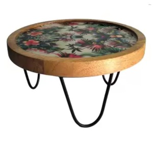 Top Trending Customized Cup Cake Stand Handmade Design Hot Selling Nickel Finished top Black Metal Cake Stand - Product Image 3