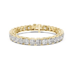 24.28 TCW Princess Cut Moissanite Tennis <b>Bracelet</b> <b>925</b> <b>Sterling</b> <b>Silver</b> Bridal & Wedding Fine Jewelry Luxury <b>Bracelet</b> Wholesale - Product Image 6