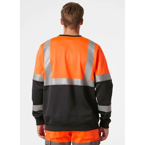 Ropa DE SEGURIDAD Naranja Camisa Hi Vis Secado rápido Ropa de trabajo de construcción Alta visibilidad Trabajo DE SEGURIDAD Hi Vis O Nick Sudadera - Product Image 3