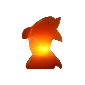 Nouveauté lampe au sel en forme de dauphin meilleure vente lampe au sel en forme de dauphin pour la décoration de la maison lampe au sel - Product Image 1