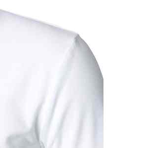 Polo para hombre, mezcla de poliéster Spandex con tela de secado rápido que absorbe la humedad para entrenamiento de tenis de golf y uso diario - Product Image 2