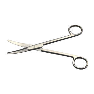 Tijeras profesionales Aston Facelift Hoja curva Tijeras súper cortadas 6,5 ''(16,5 cm) Tijeras médicas curvas - Product Image 1
