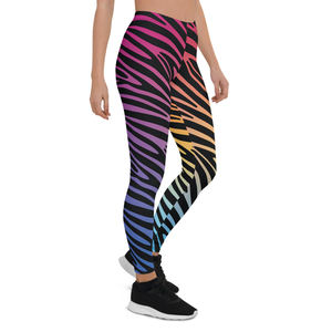 Pakistan Manufacture <b>Ladies</b> <b>Tights</b> High Waist Sports Jogging Workout Gym Yoga Leggings With Sublimation Printed Design - Product Image 4