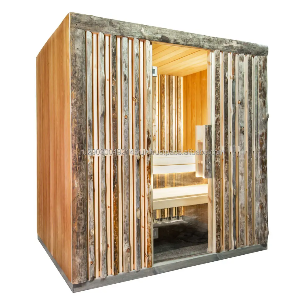 Produsen Grosir Kabin Sauna untuk SPA dan Rumah OULU Pohon Pinus Kelo Usia Alami Kualitas Tinggi
