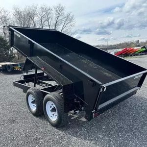 Fast Delivery 3-10 Ton 4 <b>Wheel</b> Agriculture Farm <b>Trailer</b> Tow Tractor Hydraulic Lift Gear High Premium Quality 2 Year Warranty - Product Image 2