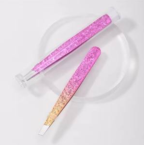 Pinzas para Pestañas de Acero Inoxidable con Puntas de Fibra, Logotipo Personalizado, Antiestáticas, para Extensión de Pestañas de Alta Calidad, Pinzas para Extensión de Pestañas de Volumen - Product Image 5