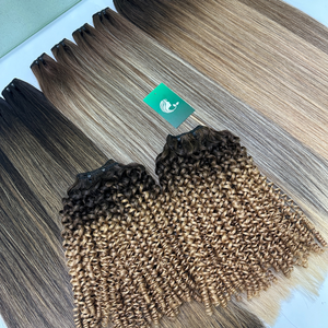 Venta al por mayor de cabello virgen con cutícula alineada, proveedor de cabello brasileño liso de hueso, grado 9A, Rubio, negro, gris, paquete de tejido de trama de Color - Product Image 2