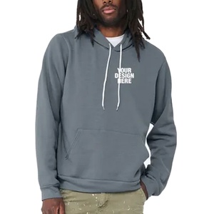 Prix usine vêtements pour hommes sweats à capuche en coton brodé 100% coton personnalisé polaire avant noir imprimé sweat à capuche en coton personnalisé - Product Image 1