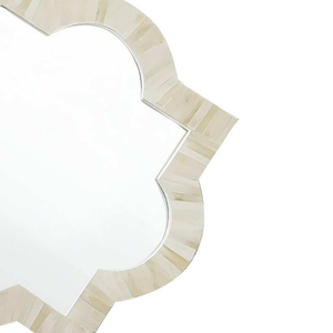 Espejo de Pared Bone Infinity con Acabado Pulido Brillante, Incrustaciones de Hueso, Diseño Moderno, la Mejor Calidad para la Decoración del Hogar - Product Image 2