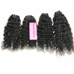 Việt Nam Tóc Thô Miến Điện Phần Mở Rộng Tóc Xoăn Nguyên Liệu Việt Nam Đen Thẳng Cho Phụ Nữ Tóc Con Người Phần Mở Rộng - Product Image 2