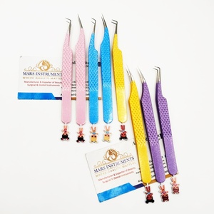 Bratty ตุ๊กตาขนตาปลอมสีสวยแหนบต่อขนตาปลอมแบบต่อขนตาแต่ละอัน - Product Image 5