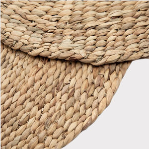 100% material ecológico bambú tejido a mano Rectangular ratán algas marinas manteles individuales naturales estera de secado de mesa cocina directa - Product Image 6
