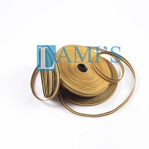 High Quality Customizable OEM ODM Uniform Ribbon Braids with Bullion Wire <b>Embroidered</b> Lace Braids for <b>Shoes</b> Price - Product Image 2