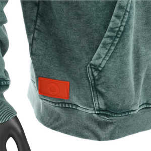 Sudadera con capucha lavada con ácido de peso pesado de calidad al por mayor, sudaderas personalizadas para hombre, Jersey 100% de algodón, sudadera holgada con capucha desteñida al sol 2025 - Product Image 6