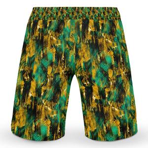 Short en molleton de coton pour hommes, élastique et confortable, style de rue, tissage tricoté, couleur unie, logo personnalisé - Product Image 2