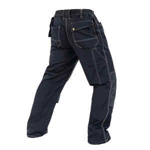 Pantalones de trabajo de color personalizado, multibolsillos, poliéster, algodón para hombres, ropa de seguridad, ropa protectora de seguridad para adultos - Product Image 3