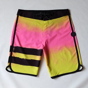 Pantalones cortos de baño informales para hombre, bordados, antiarrugas, cintura elástica, estiramiento, surf, Fitness, secado rápido, impermeables, pantalones de playa - Product Image 5