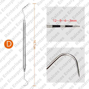 La mejor calidad superior Dental eliminación de dientes Shaping Scalers Venta al por mayor Dental Scaler Sondas de cuidado bucal dental de doble extremo - Product Image 3