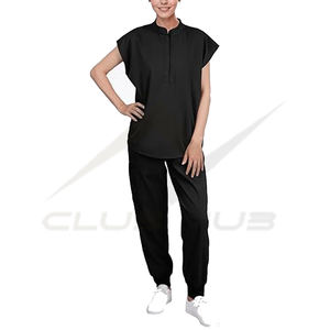 Conjunto de Uniforme Médico para Mujer al por Mayor, Tejido Elástico Transpirable de Poliéster, Ideal para Hospital - Product Image 2