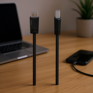 Cable de datos USB 2.0 negro de 5 m, modelo 00200604 - Product Image 3