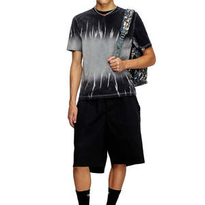 Camiseta Personalizada de Algodón Orgánico de Punto para Hombre, Unisex, 220 g/m², de Alta Calidad, Ajustada, Estilo Hip Hop, Ropa Urbana - Product Image 1