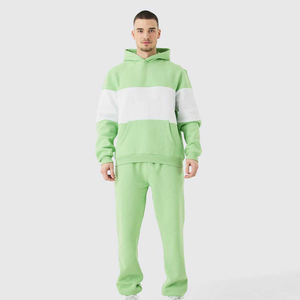 Ensemble de survêtement personnalisé 100% en molleton de coton pour hommes, tenue de jogging à capuche à motif solide du Pakistan avec un design grande taille pour l'hiver - Product Image 2