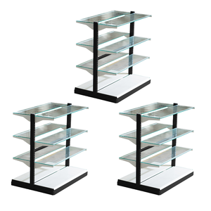 Estantería de góndola para supermercado, exhibición para tienda minorista - Product Image 1