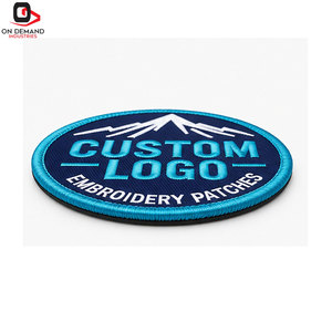New Arrival Embroidered 3D Custom Garment <b>Patches</b> with Canvas Fabric Premium Quality <b>Sew</b>-<b>On</b> Style Custom Colors & Logos - Product Image 5