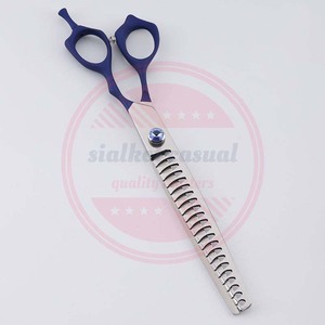 Ciseaux professionnels en acier inoxydable de qualité supérieure pour chiens à lame tranchante \ ciseaux à cheveux amincissants - Product Image 3