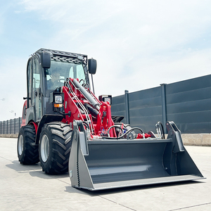 جرافة أمامية صغيرة هيدروليكية يورو بتخفيضات كبيرة الحجم صغير عجلة جرافة انزلاقية مع دفع رباعي 4x4 - Product Image 4