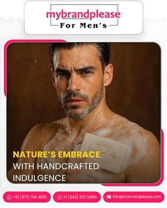 Savon Exfoliant au Charbon pour Hommes 300g – Gommage Quotidien Éclaircissant pour une Peau Lisse et Propre – Marque Privée Personnalisée pour Soins Masculins - Product Image 2