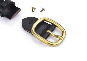 ชุดเดรสของผู้หญิงสำหรับเด็กผู้หญิงเข็มขัดหนังแท้สีสันสดใสปรับได้สไตล์ใหม่ - Product Image 3