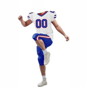 Nueva Llegada, Jersey de Fútbol Americano Sublimado Personalizado al por Mayor para Equipos, Manga Corta, Transpirable, Unisex - Product Image 5