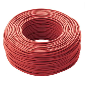 Unifilar FS17 rosso cavo elettrico 6mmq 100 metri sezione cavo di alimentazione - Product Image 1