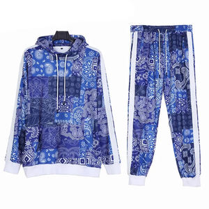 Training & Fashion Wear Ensemble de survêtements à sublimation pour hommes avec votre propre design et votre logo 2 Pcs Regular Fit Comfortable Cotton Tracksuit - Product Image 5