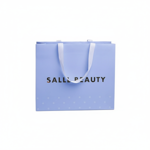 Sacs d'emballage pour vêtements en papier recyclé de luxe faits à la main avec logo personnalisé, ruban de lamination, poignée - Sacs cadeaux de boutique - Product Image 3