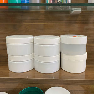 กระปุกครีมหรูหราขนาด50มล. 100มล. 200มล. พร้อมผิวสีน้ำค้างแข็งบรรจุภัณฑ์เครื่องสำอางแบบกำหนดเองพิมพ์โลโก้ - Product Image 1