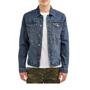 Veste en jean pour homme Vêtements décontractés Veste d'automne Manteau en jean boutonné Veste en jean oversize pour homme Exportation depuis BD - Product Image 5