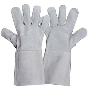 Guantes de trabajo de seguridad de soldadura de alta calidad Guantes de seguridad resistentes de cuero de vaca protectores de Palma fabricados en Pakistán CE - Product Image 3