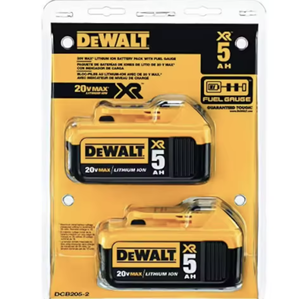 Batería de 2 Piezas de 20V y 5.0-Ah para MAX XR con 3 Años de Garantía, Conectividad USB, Diseño Portátil, Sonido Envolvente, Hecho en China - Product Image 1