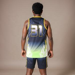 Uniforme de Baloncesto Personalizable OEM para Adultos, Tallas Grandes, Ropa Deportiva Transpirable a Precio Razonable, Disponible en Conjuntos - Product Image 2