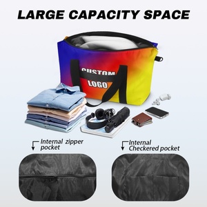 Mô Hình Ngụy Trang Unisex PU Dây Kéo Du Lịch Hành Lý Túi In Trên Nhu Cầu Thả Vận Chuyển Bền Rộng Phòng Tập Thể Dục Túi - Product Image 5