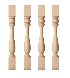 Armoires de cuisine en bois massif colonne de poteau d'îlot support de pieds décoratifs pour tables armoires d'îlots pieds d'îlot modernes durables - Product Image 3