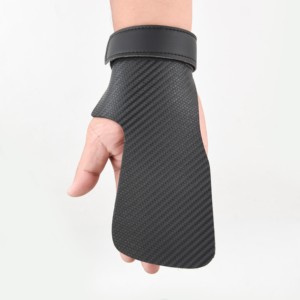 Empuñadura de levantamiento de pesas Hypalon con muñequeras ajustables, empuñaduras de mano de ejercicio de entrenamiento de gimnasio con protección de Palma personalizada Unisex - Product Image 5