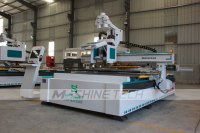 Routeur CNC Syntec JINAN M-SHINBE 12 outils, broche 9KW, 3 axes, changeur d'outils automatique pour le travail du bois, panneaux, meubles, moteurs et pompes