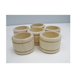 Nouveaux anneaux de serviette en bois pour les mariages Table gros porte-mouchoirs décoration de fête anneau de serviettes en bois - Product Image 5